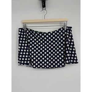 BHS Black and White Swim Skirt Polka Dot Skort Womens Sz  18